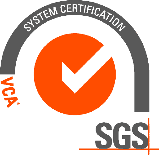 SGS VCA 1 star certification badge